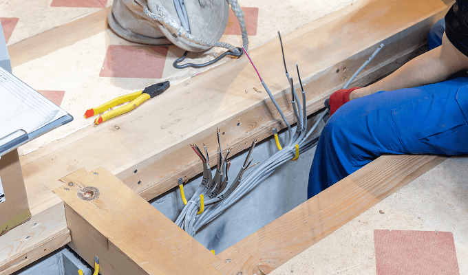 内線電気工事のイメージ画像